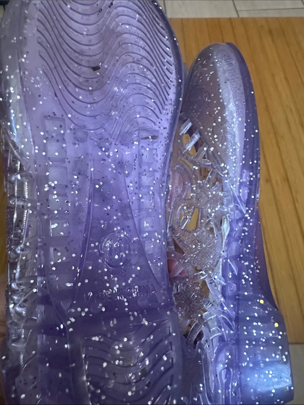 Disney Frozen Jelly Light Up Slide Sandals